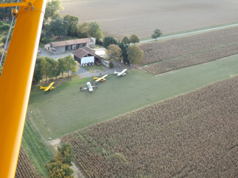 aerodrome gite en lebe vue du ciel